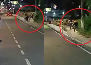 Alerta: bandidos ficam de ‘butuca’ atrás de empresa para atacar pedestres na Torquato Tapajós; vídeo