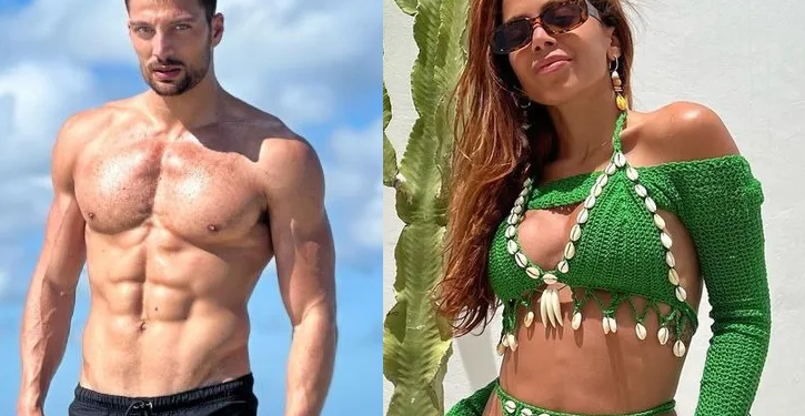 Anitta e ator de ‘365 Dias’ são flagrados ‘se engolindo’ em festa na Grécia; veja