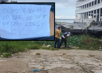 Homem é encontrado morto na Aparecida com bilhete do CV: ‘Exemplo pra quem rouba no Centro’