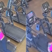 Vídeo: Mulher cai na esteira da academia, tem a roupa sugada e fica com tudo pra fora