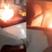 Vídeo: ‘Talarico descarado’, grita traído ao atear fogo no carro do irmão que estava ‘furando o olho’ dele