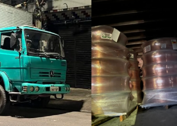 Dupla é presa em Manaus após roubar caminhão com carga de cobre avaliada em R$ 168 milhões