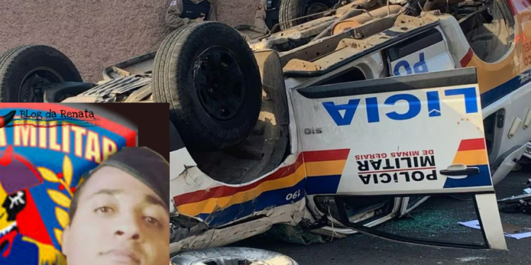 Viatura capota e policial militar morre em perseguição a bandido