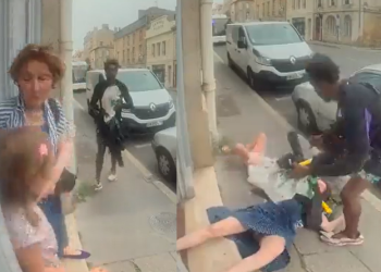 Vídeo: Ladrão assalta e joga neta e avó violentamente no chão; cenas fortes