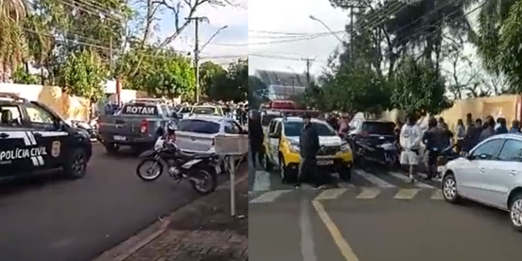 ‘Deu 16 tiros’: vídeos mostram desespero dos pais após ataque em escola