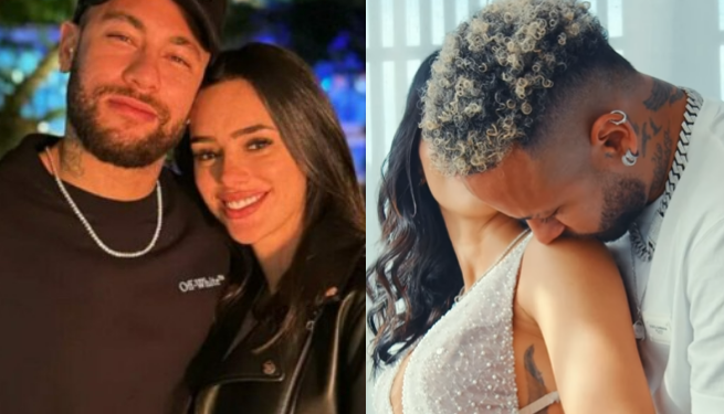 Após colocar chifre na noiva, Neymar faz vídeo fofo para anunciar que eles esperam uma menina