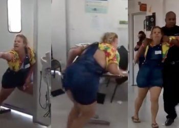 Vídeo: mulher decide quebrar UPA após filha não ser atendida