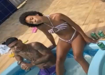 Vídeo chocante: casal morto a tiros foi amarrado lado a lado antes do papoco