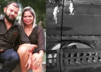 Vídeo mostra motorista por app tentando atropelar a ex-companheira e a esfaqueando em Manaus; veja