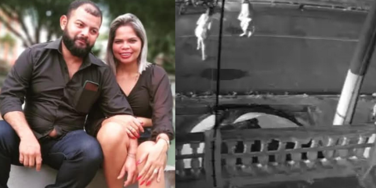 Vídeo mostra motorista por app tentando atropelar a ex-companheira e a esfaqueando em Manaus; veja