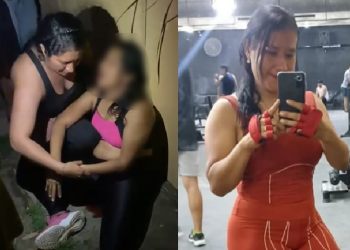 Vídeo mostra mulher que foi morta a tiros agonizando após sair de academia em Manacapuru; veja