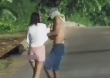 Cenas fortes: Homem é flagrado arrastando jovem pro mato e a estuprando no Amazonas