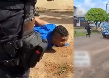 Vídeo: Em dia de fúria, homem rouba viatura da Guarda Civil de Autazes e causa vários acidentes