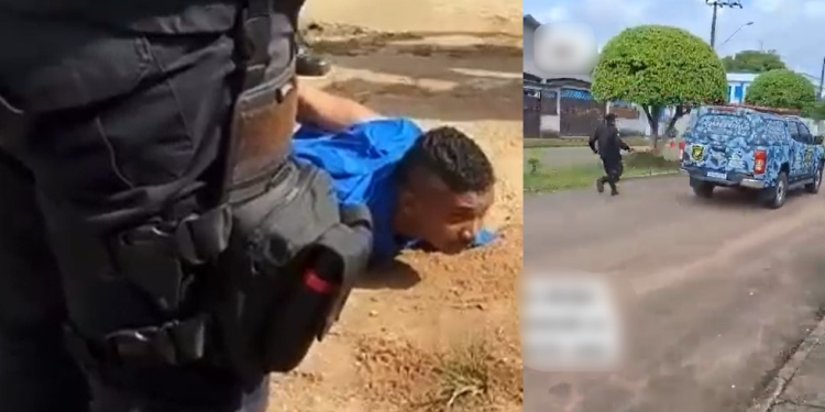 Vídeo: Em dia de fúria, homem rouba viatura da Guarda Civil de Autazes e causa vários acidentes