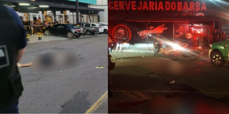 Com seis tiros cada, dupla é executada na saída do ‘Bar do Barba’ na Cidade Nova