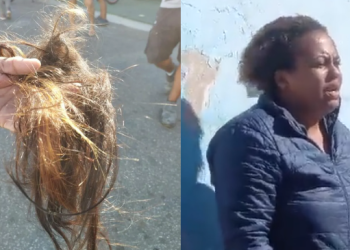 Mulher é presa ao rasgar a cara e cortar o cabelo de menina de 15 anos que seria amante do marido dela; vídeo