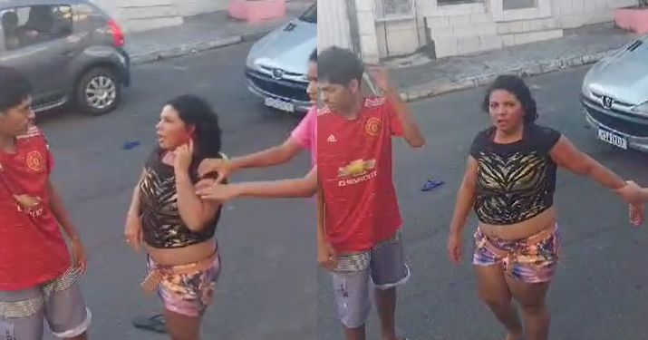 Cena forte: Com crise de ciúmes, mulher arranca a orelha da outra com mordida; vídeo