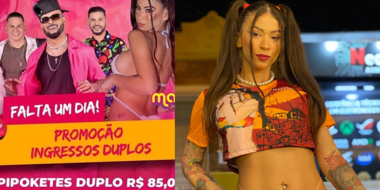 Baixa procura? Produtora lança promoção ‘pague 1 leve 2’ ingressos do show de MC Pipokinha em Manaus