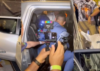 Vídeo: Repórter de Milhões é chamado de ‘incoveniente’ por invadir carro de Aline Barros em Manaus