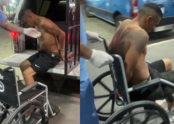 Pega, leso: suspeito de tráfico tenta fugir da polícia e se joga de 7m de altura de telhado em Manaus