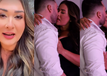 Ismaely Siqueira, a mulher ‘traída’, dá a volta por cima e posta vídeo de chupão com moreno misterioso; veja