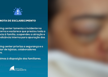 Shopping Via Norte suspende ‘tiro ao alvo’ em arraial após mulher quase ficar cega