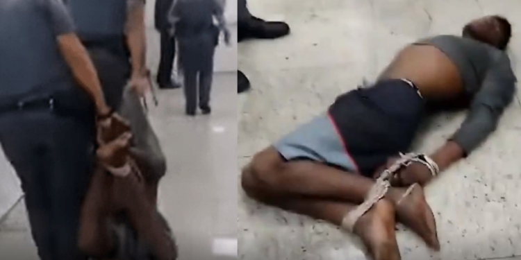 Juíza mantém prisão de homem amarrado por PMs que furtou chocolate no supermercado