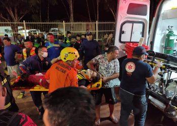 Mototaxista tem pé arrancado em acidente violento; imagens sensíveis