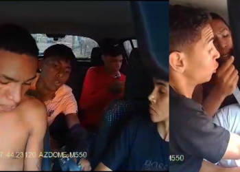 Vídeo mostra truculência de bandidos com motorista de aplicativo