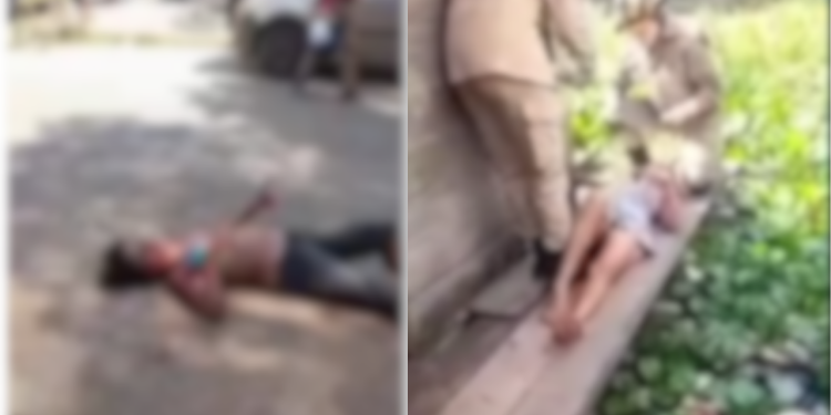 Vídeo: Mulheres ficam feridas após protagonizarem UFC com faca e tora de madeira em Manacapuru
