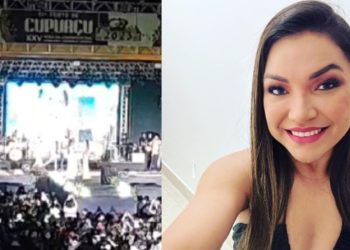 Em Presidente Figueiredo, Joana Darc é vaiada ao ser chamada para subir no palco da Festa do Cupuaçu
