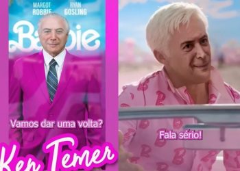 Temer se transforma para engajar com Barbie, mas depois apaga: