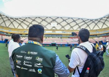 Arena da Amazônia, Ismael Benigno e Carlos Zamith recebem visita técnica da CBF
