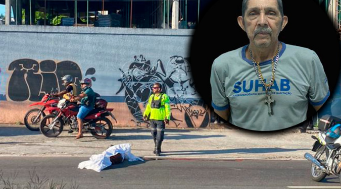 Funcionário da Suhab atropelado em Manaus estava há 43 anos no serviço público