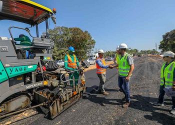 Wilson Lima vistoria reta final dos trabalhos no Complexo Viário Anel Sul