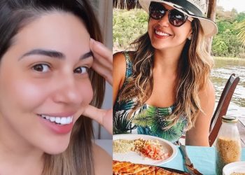 Vivian Amorim quebra dente comendo farinha e reclama da maré de azar: ‘sei nem definir’