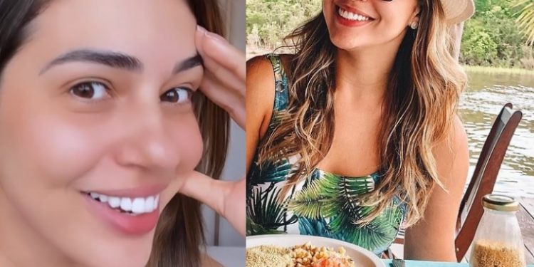 Vivian Amorim quebra dente comendo farinha e reclama da maré de azar: ‘sei nem definir’
