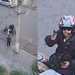 Bandido atira na direção de mulher que o filmava roubando moradores na rua