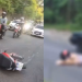 Grave acidente na Rodrigo Otávio faz motociclista morrer durante colisão com carro