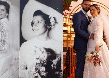 Vídeo: Fantástico mostra casamento em Manaus com vestido de 1910 que passou por cinco gerações