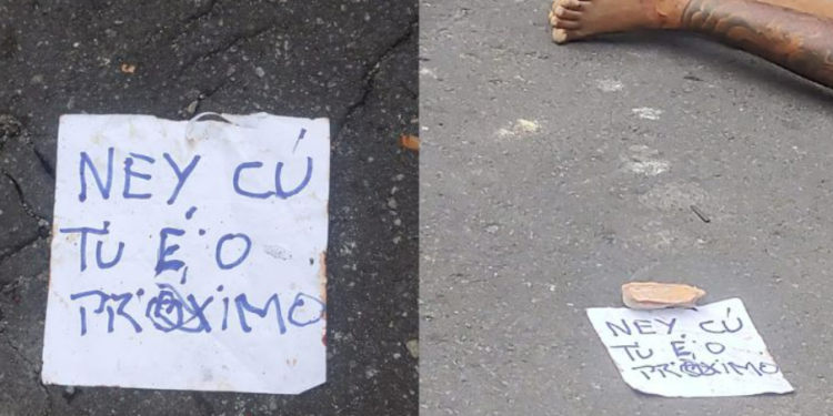 Criminosos atiram oito vezes em homem de sunga em Manaus, passam por cima dele e deixam recado mortal