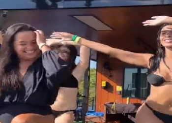 Só no gingado, Pocah arrebenta dançando ‘Tic, tic, tac’ durante visita em Presidente Figueiredo