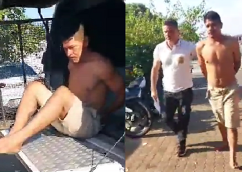 Valentão, foragido da polícia é preso após tentar matar a esposa e os filhos em Manacapuru