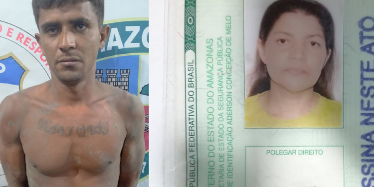 Cenas fortes: homem é preso no cemitério após matar a facadas e atear fogo em mulher no AM