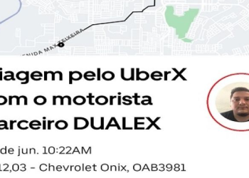 Passageira diz que motorista de app fugiu com rancho de R$ 860 em Manaus