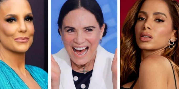 Regina Duarte afirma que Anitta e Ivete Sangalo se venderam para Lula