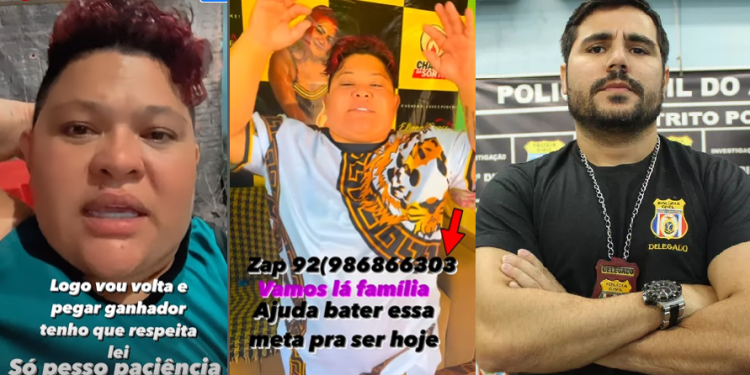 Delegado intima Eliana Franco, do meme ‘pecanha’, para ir até a delegacia após ela continuar venda de rifas