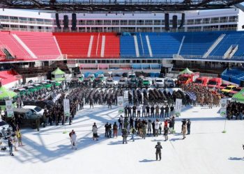 Cercada por forças de segurança, Parintins tem Festival tranquilo
