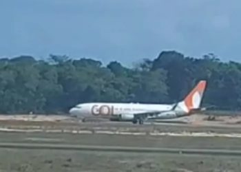 Avião da Gol com 150 pessoas sofre pane e faz pouso de emergência em Manaus