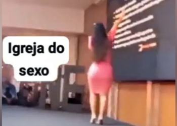 Com dica picantes, pastora monta igreja e ensina o que fiéis tem que fazer na hora H